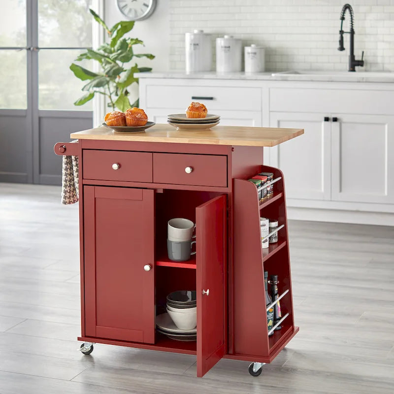 Red Sonoma Kitchen Cart