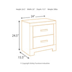 2-drawer Night Stand
