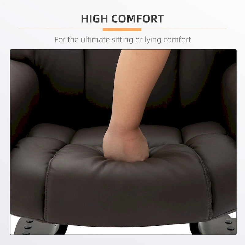 Massage Recliner Chair with Ottoman Footrest